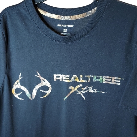 Realtree Med Buck Horn logo camo/black tshirt - Picture 4 of 12